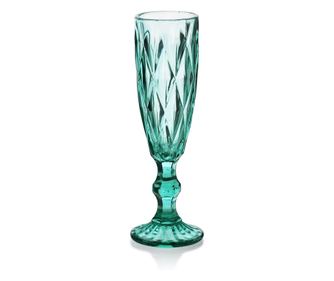 ELISE TURQUISE Sada 6 sklenic na šampaňské 180 ml