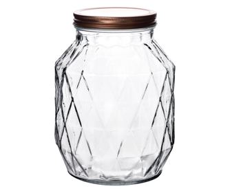 BASIC KITCHEN Diamantna posoda 2700 ml 10,5x16xh22cm