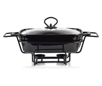 MODERN KITCHEN Posoda s podstavkom za segrevanje 1,4l 36x25xH15cm