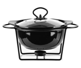 MODERN KITCHEN Posoda s podstavkom za segrevanje 1,2 l 22,9x19,3xV8,7 cm