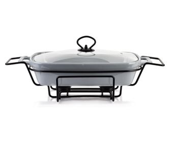 MODERN KITCHEN Posoda s podstavkom za segrevanje 2,1 l 41,5x25,6xH15 cm