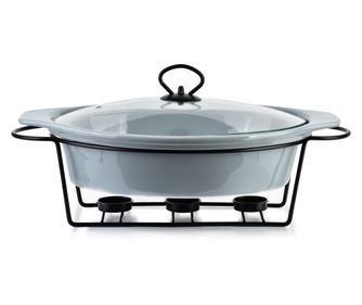 MODERN KITCHEN Posoda s podstavkom za segrevanje 2,6l 38x26xH7,9cm