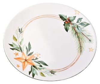BLANCHE FESTIVE Dekorativní talíř 33xh2cm