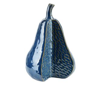 SAGGIO PEAR Figura 13,5x12x21cm kék