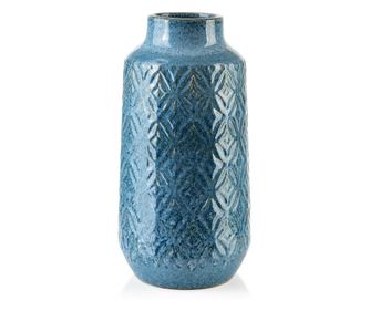Ваза YARINE BLUE 8,5XH31CM
