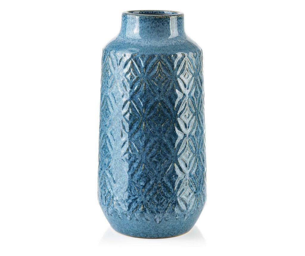 YARINE BLUE Ваза 8.5XH31CM