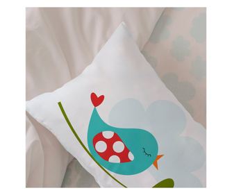 Jastučnica Ptice 50x30 cm Višebojna