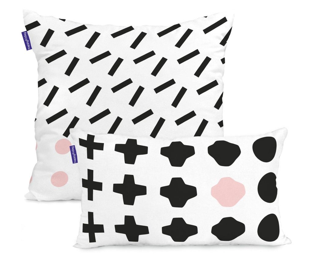 Párnahuzat Blush 50x50 + 50x30 cm Többszínű