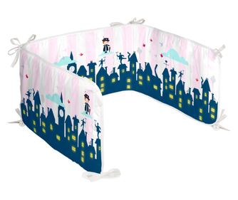 Bumper Nanny 210x40 cm Večbarvni
