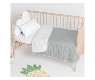 Pregrinjalo Dash 100x130 cm (Otroška posteljica) Siva