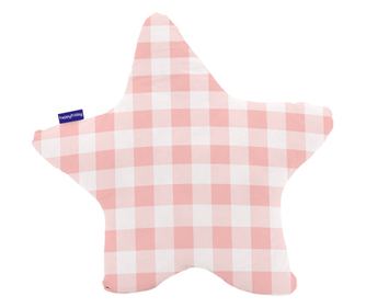 Vichy párna 50x50 cm rózsaszín