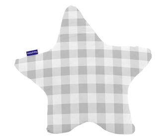 Vichy párna 50x50 cm Szürke