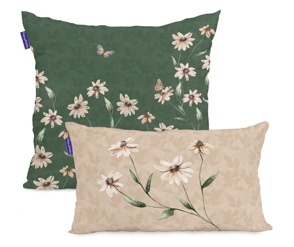 Jastučnica Tinny bloom 50x50 + 50x30 cm Višebojna