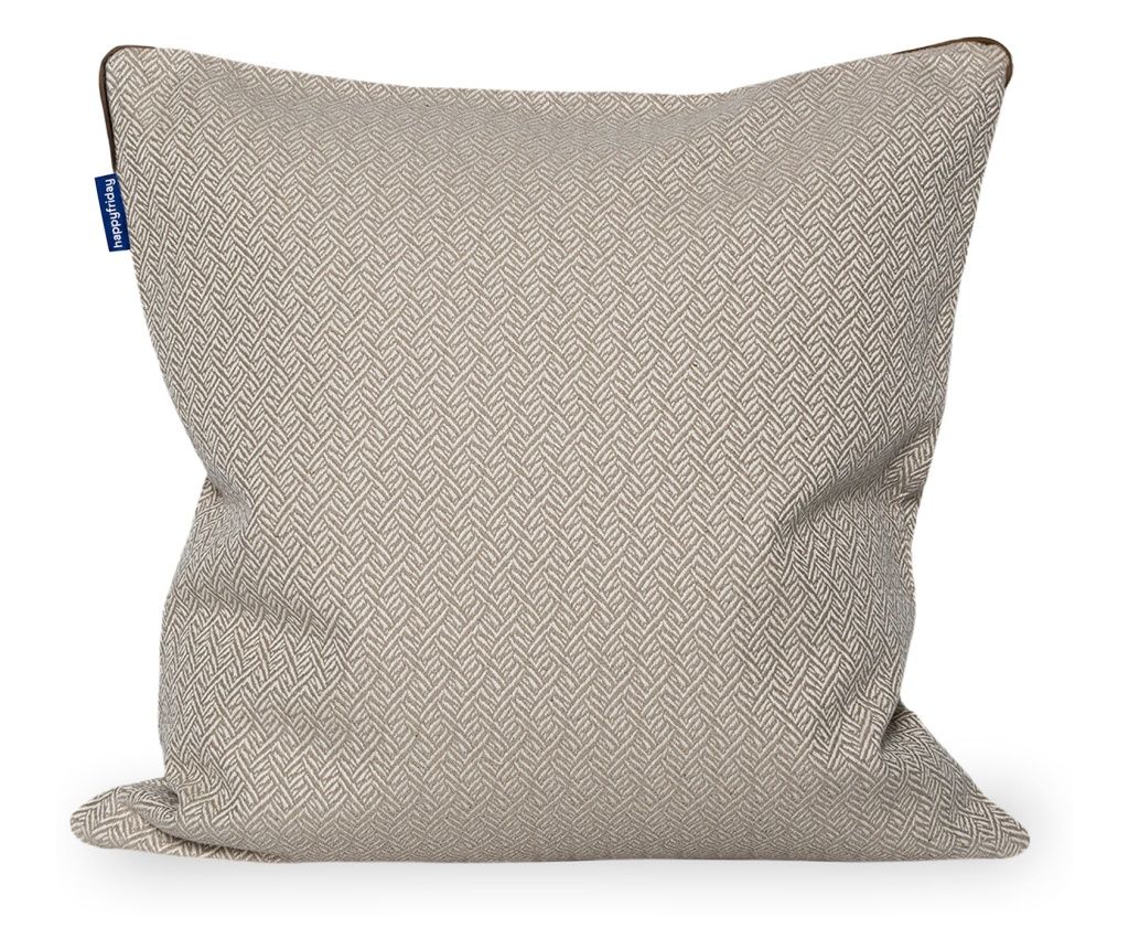Față de pernă decorativă Herringbone 50x50 cm Bej