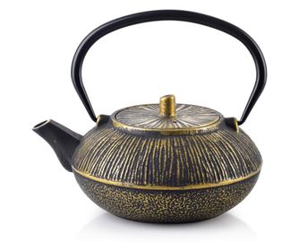 ALOR DŽBÁN 800ml ČERNO ZLATÝ COOKINI 16x19xh16cm