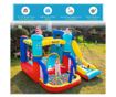 Castel Gonflabil 4 in 1 pentru Copii de la 3 la 8 ani cu Tobogan, Trambulina, Piscina si Pompa inclusa, 265x260x200cm thumbnail 3