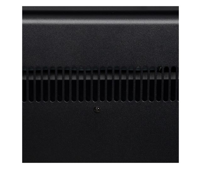 Електрическа камина с 3D пламък, автоматично изключване, регулируемо отопление и таймер, 96.5x22x81.7 см, светлосив