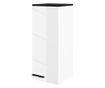 Wall-Mounted Bathroom Cabinet, Bathroom Furniture with 3 Shelves and Adjustable Shelves, 30x32x73 cm, White thumbnail 1