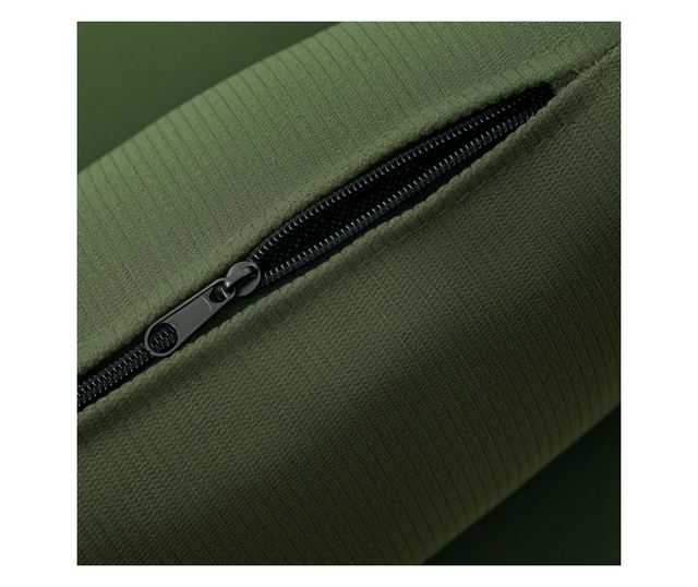 Fotoliu Capitonat cu Perna si Sezut Gros, Fotoliu din Catifea cu Spatar si Picioare din Lemn, 69x69,5x78 cm, Verde