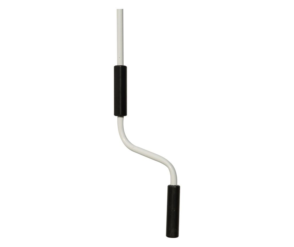 Copertină Pliabilă pentru Exterior, Copertină Tip Roll-Up cu Deschidere Manivelă, 350x250 cm, Gri - 10