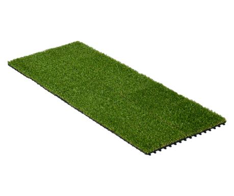Dale pentru Gradina cu Iarba Sintetica 30x30cm 10 Bucati, Gazon Artificial Realist, Verde