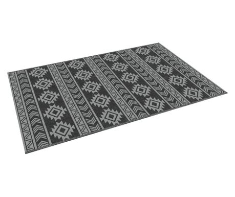 Covor Exterior Reversibil pentru RV, 1,8 x 2,75m Covoras pentru Foisor, Covor de Paie din Plastic Impermeabil pentru Curte, Vera