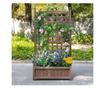 Jardiniera de Exterior din Lemn, Suport pentru Plante