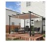 Foisor Pergola de Gradina 3x3 m cu Acoperis Retractabil
