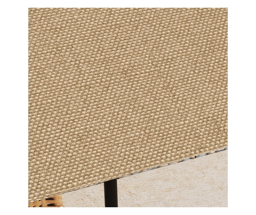 Póttető kerti pavilonhoz, poliészter, szellőzőkkel és vízelvezető lyukakkal, 298x295 cm, bézs - 8