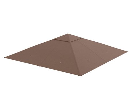 Резервен покрив за градинска беседка, дишащ, 3x3 м