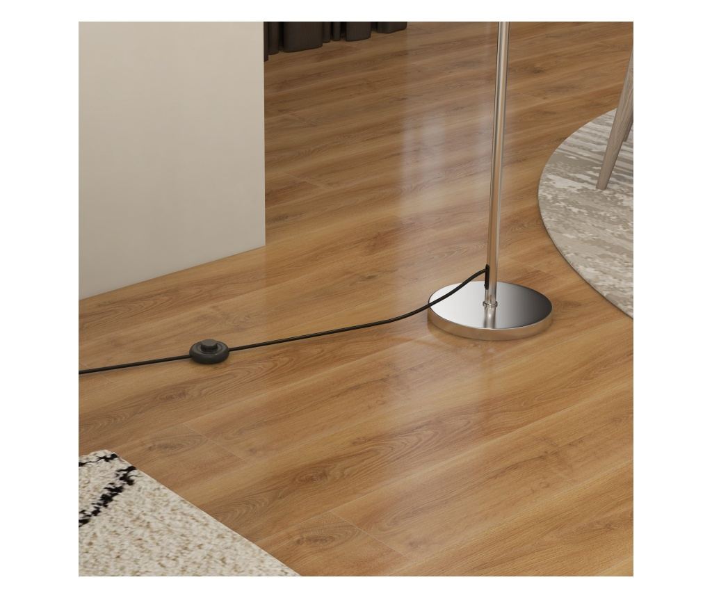 Lampă de Podea cu Abajur Dublu Strat pentru Living, Sufragerie, Dormitor, din Metal și Acrilic, Ø35x150 cm, Alb - 10