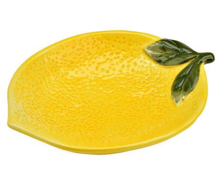 Platou decorativ forma lamaie, 12x2x16 cm