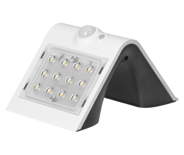 Ηλιακός λαμπτήρας ADVITI Siloe AD-SL-6083WLR4, 1,5 W, αισθητήρας κίνησης, γωνία ανίχνευσης 120°, 190lm, IP65, 4000K, 1200mAh, λε