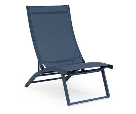 Set od 2 Taylor plave vrtne stolice s naslonom 53x166.5x90 cm