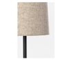 Crna čelična podna svjetiljka s bež tekstilnim sjenilom Assam 26x166 cm thumbnail 3
