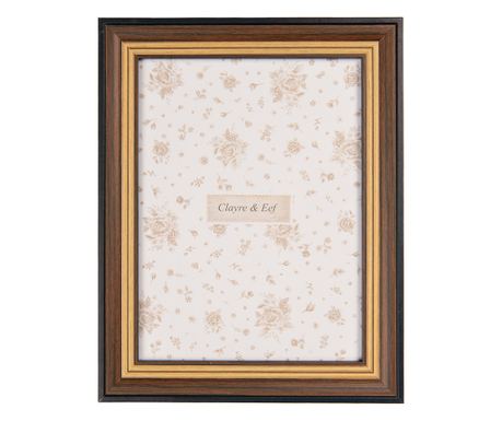 Καφέ Πορτοφόλι από MDF 14x2x19 cm, 10x15 cm