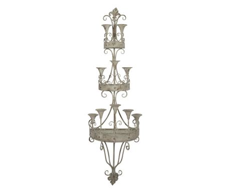 Πράσινο Σιδερένιο Κηροπήγιο 44x21x144 εκ.