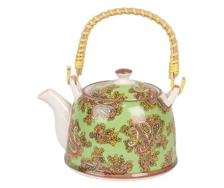 Višebojni keramički čajnik s infuzerom 18x14x12 cm, 800 ml