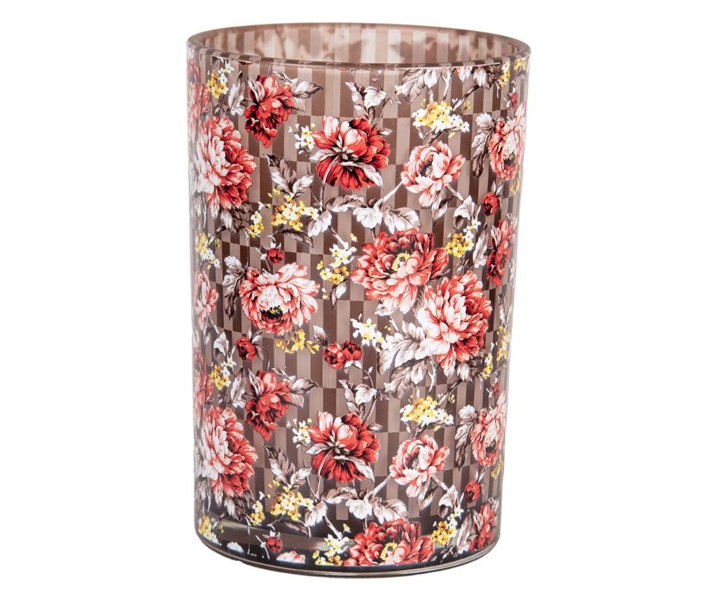 Ljetni držač svijeće stakleni 12x18 cm - 2