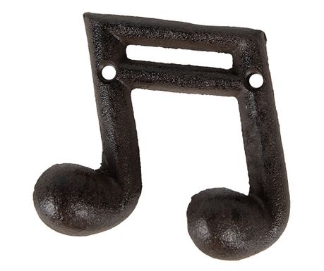 Rjavč kovančč kavelj za steno 10x3x9 cm