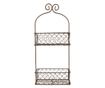 Etajera fier maro 20x12x45 cm