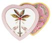 Set 2 farfurii, formă de inimă, Pip Studio, Pink, 21.5 cm, colecția La Majorelle