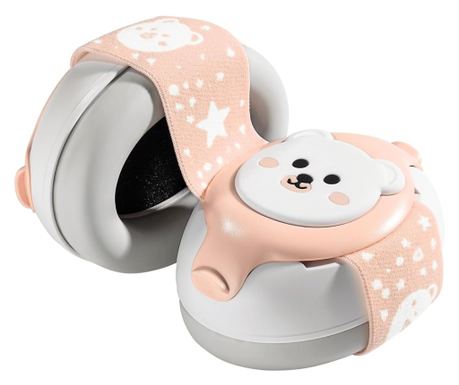 Антифони за деца и бебета 3-36 месеца WePro Store, защита на слуха в шумна среда, сигурна система за закопчаване на фонтанелата,