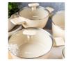 Set oale si tigai antiaderente cu capace Klausberg KB7833, bej, 16/20/24/28 cm, design modern, potrivite pentru toate tipurile d thumbnail 3