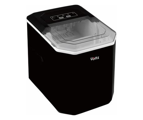 Παγομηχανή Oliver Voltz OV51447B, 120W, 12 kg/24 ώρες, 1.3 L, 9 παγάκια ανά κύκλο, Ένδειξη Πάγου και Νερού, Μαύρη