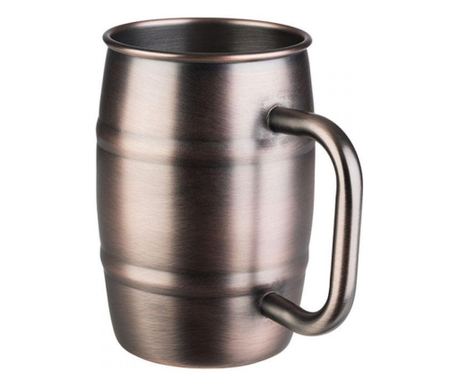 Халба за бира APS Germany, BEER MUG,Отлично поддържа вашата бира студена, 500 мл, Материал - стомана 18/10, Медна патина