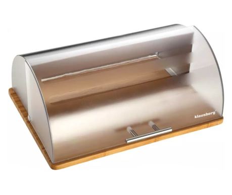 Srebrna kutija za kruh Klausberg KB7096