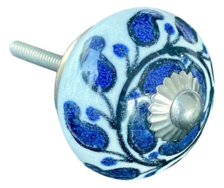 Buton Mobilier Stil Vintage Pictat Manual Porțelan