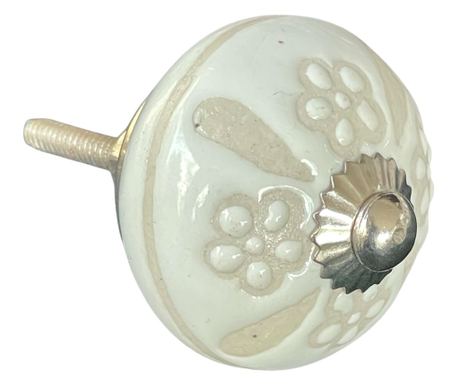 Buton Mobilier Porțelan Pictat Manual Stil Vintage