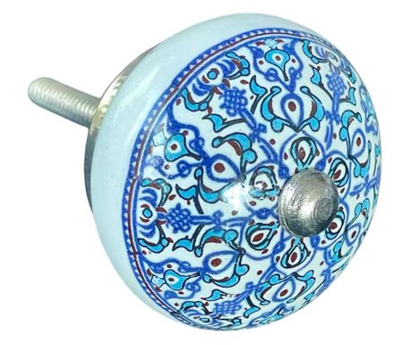 Ročaj za pohištvo v vintage stilu, ročno poslikan iz porcelana
